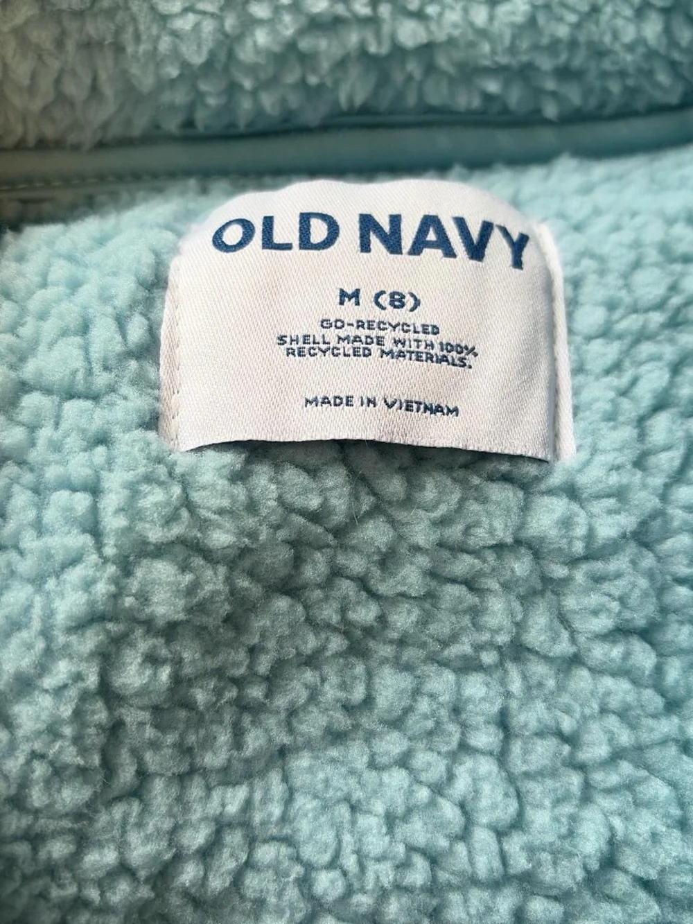 Old Navy Boys Light Blue Sherpa Jacket